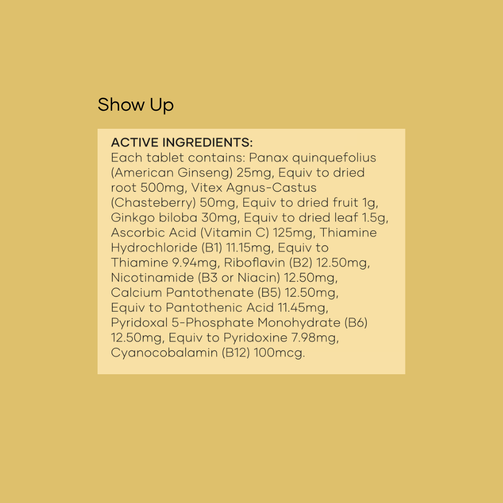 Show Up — Daily Energy & Brain Health Support