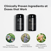 Show Up and Reboot with Passionflower, Chasteberry and Ashwagandha
